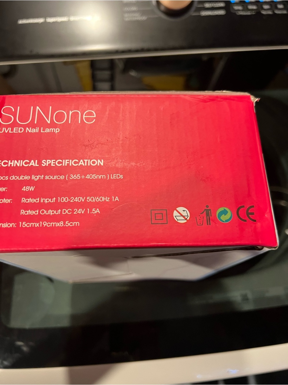 SUNone Red UV/LED Nail Lamp - Professional Curing Unit
